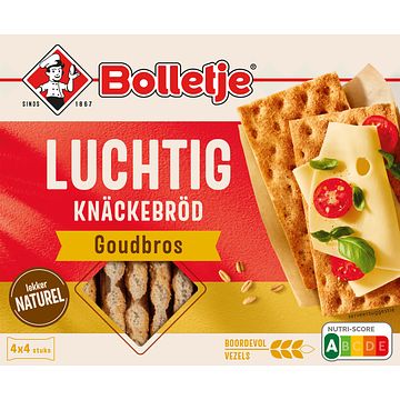 Foto van Bolletje knackebrod luchtig goudbros 240g bij jumbo