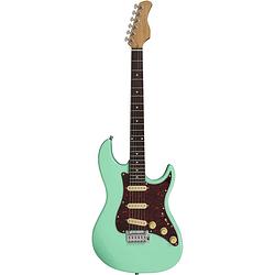 Foto van Sire larry carlton s3 sss mild green elektrische gitaar