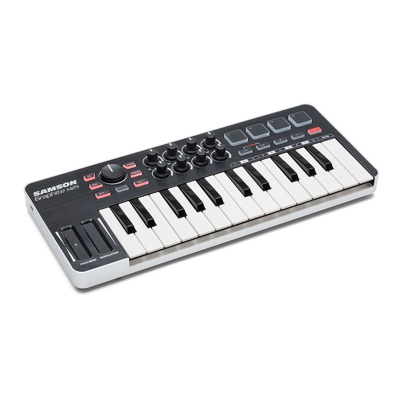 Foto van Samson graphite m25 usb midi keyboard