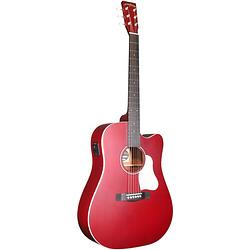 Foto van Anchor guitars new york red cw ae elektrisch-akoestische westerngitaar