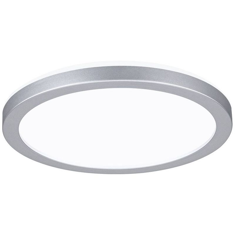 Foto van Paulmann 71004 p atria shine 11,2w 4000k 190mm ch mt ks led-plafondlamp 11.2 w chroom (mat)