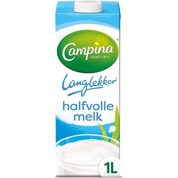 Foto van Campina langlekker halfvolle melk 1l bij jumbo