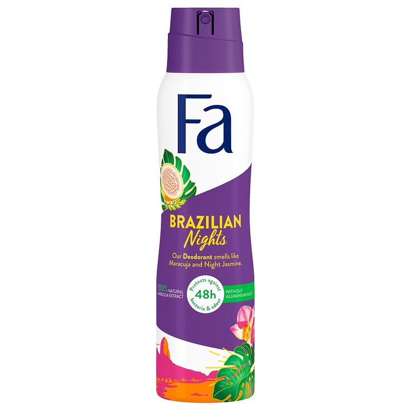 Foto van Fa brazilian nights deospray