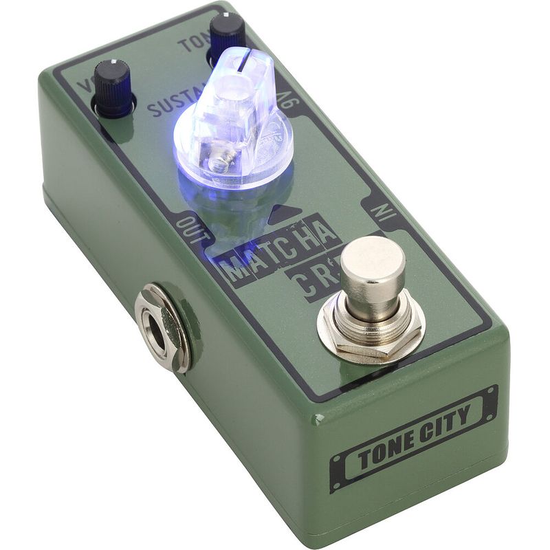 Foto van Tone city matcha cream fuzz effectpedaal