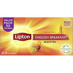 Foto van Lipton thee english breakfast 50 stuks bij jumbo