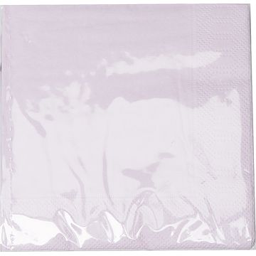 Foto van Hema servetten 24x24 3 laags lila 20 stuks bij jumbo
