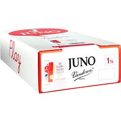 Foto van Vandoren juno jsr711525 saxophone ténor 1.5 rieten voor tenorsaxofoon (25 stuks)