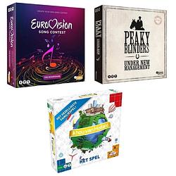 Foto van Spellenbundel - 3 stuks - eurovisie songfestival spel & peaky blinders & ik hou van holland bordspel