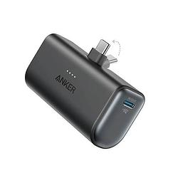 Foto van Anker nano power bank (22.5w built-in usb-c connector) black powerbank zwart