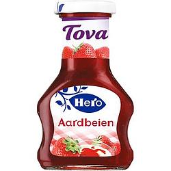 Foto van Hero tova aardbeien dessertsaus 125ml bij jumbo