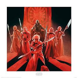 Foto van Pyramid star wars the last jedi snoke and elite guards kunstdruk 40x40cm