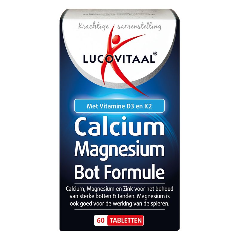 Foto van Lucovitaal calcium magnesium bot formule tabletten