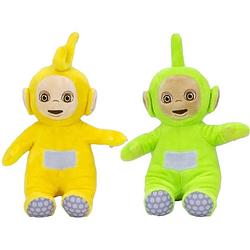 Foto van Pluche teletubbies speelgoed knuffel dipsy en laa laa 25 cm - knuffelpop