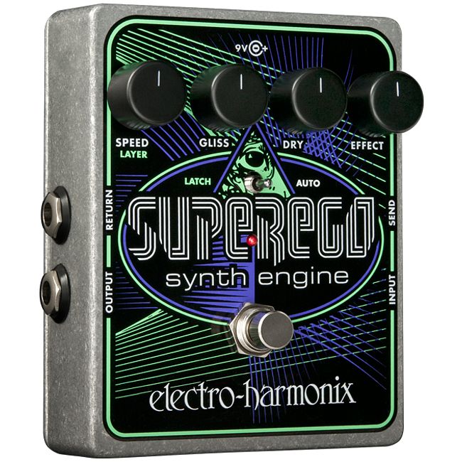 Foto van Electro harmonix superego synth engine effectpedaal