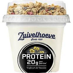 Foto van 2 verpakkingen a 185200 gram | zuivelhoeve proteine yoghurt vanille 200g aanbieding bij jumbo