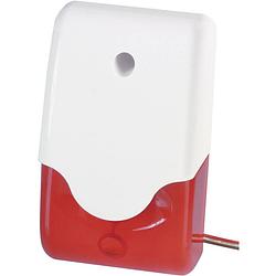 Foto van Abus sg1681 alarmsirene met flitslicht 100 db rood binnen, buiten 12 v/dc