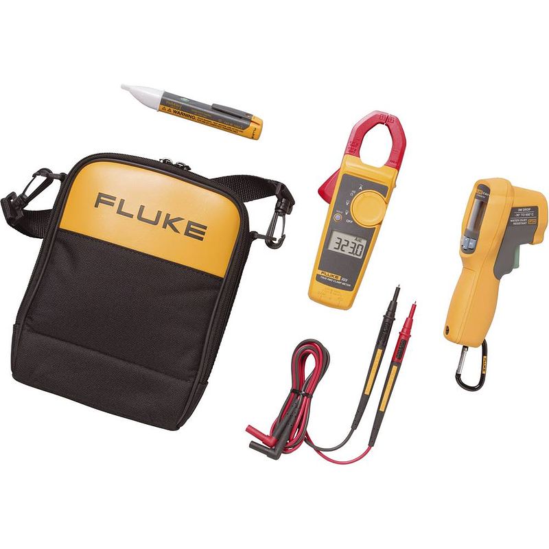 Foto van Fluke fl62max+/3231ac stroomtang, multimeter digitaal cat iii 600 v, cat iv 300 v weergave (counts): 4000