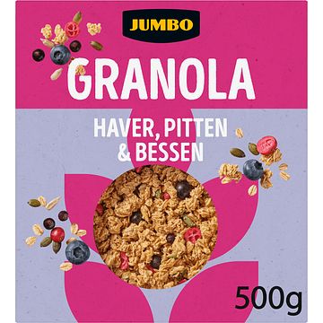 Foto van Jumbo granola haver, pitten & bessen 500g