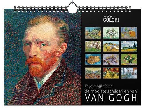 Foto van Verjaardagskalender de mooiste schilderijen van van gogh - studio colori - paperback (9789492598691)
