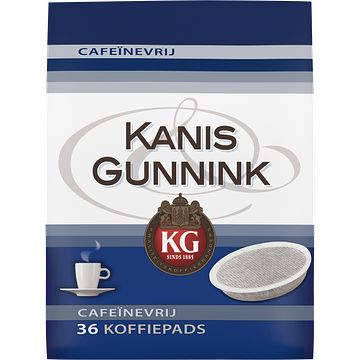 Foto van Kanis & gunnink cafeinevrij koffiepads 36 stuks bij jumbo