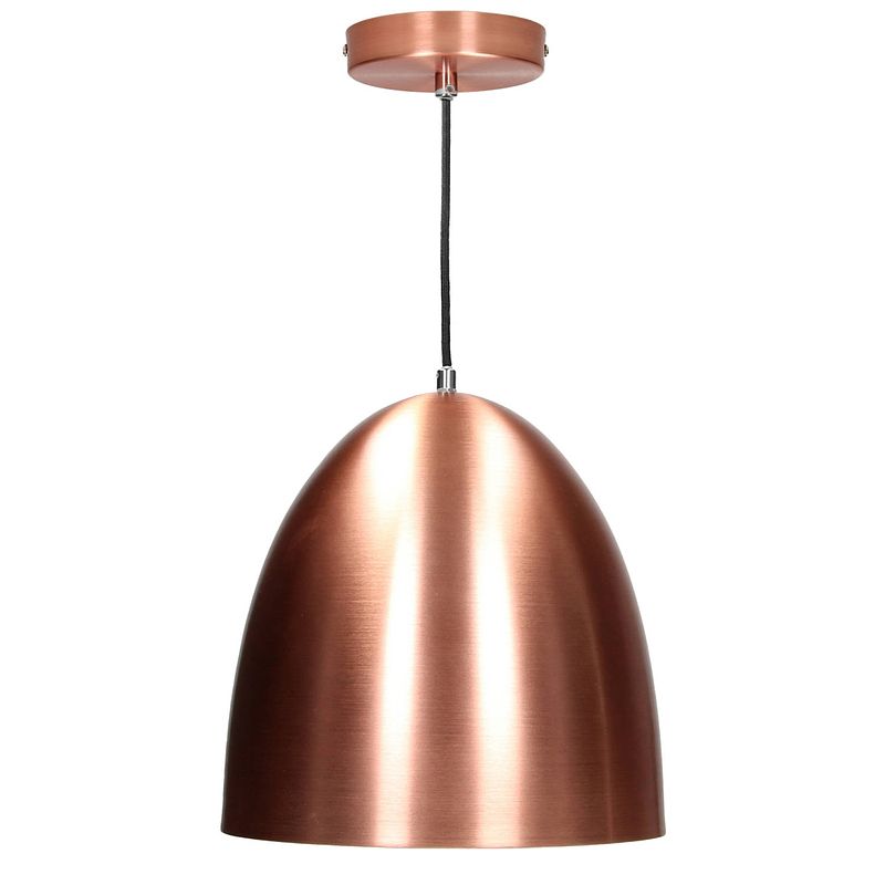 Foto van Metalen hanglamp e27 met 4w lamp 1 vlam