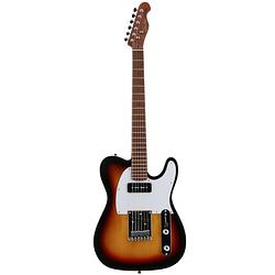 Foto van Fazley sunset series tempest 90 3-color sunburst elektrische gitaar met gigbag