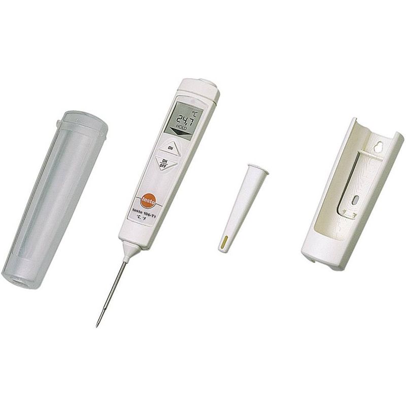 Foto van Testo 106 set insteekthermometer (haccp) meetbereik temperatuur -50 tot 275 °c sensortype ntc conform haccp