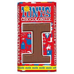 Foto van Tony'ss chocolonely i chocoladeletterreep 180g bij jumbo