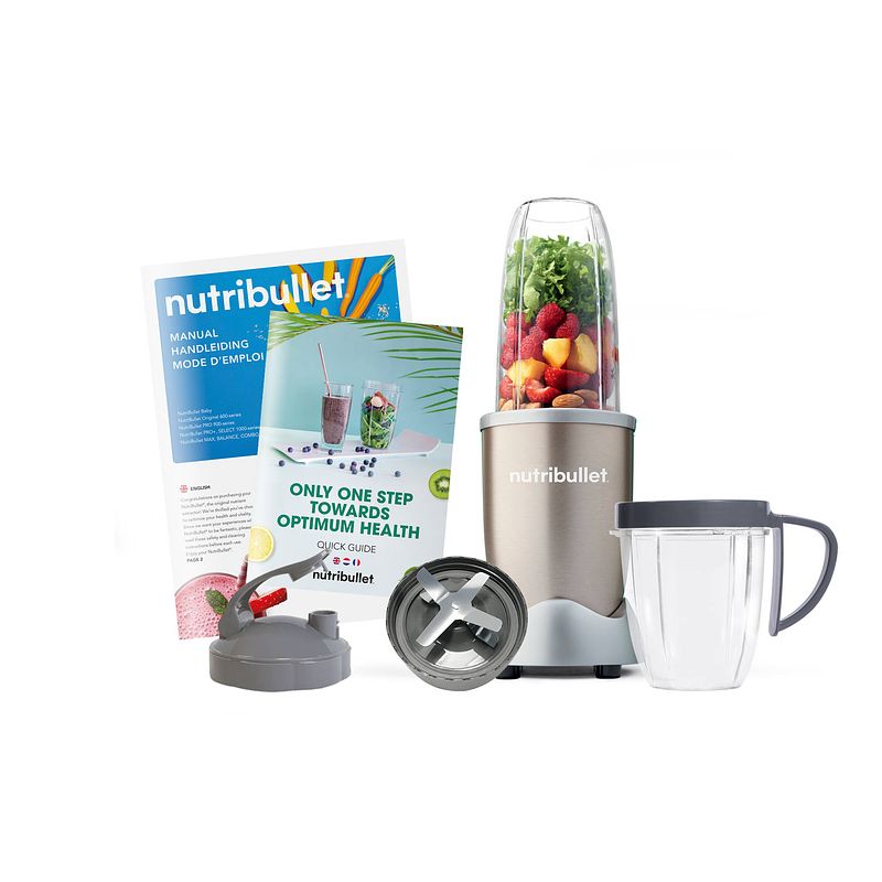 Foto van Nutribullet special pro+1000w 8-delig blender goud