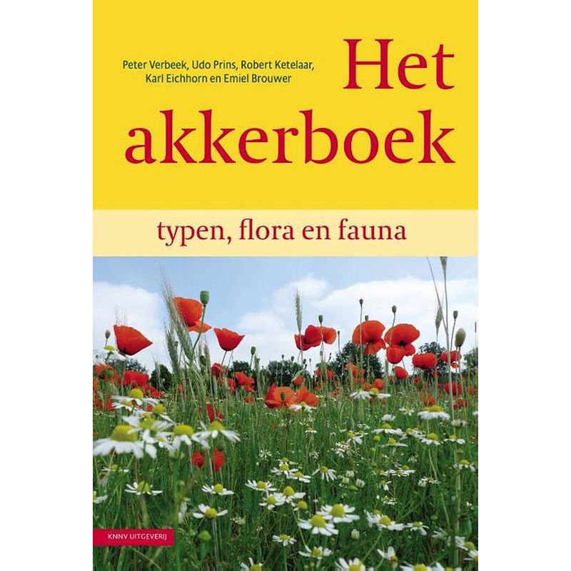 Foto van Het akkerboek: typen, flora en fauna