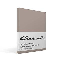Foto van Cinderella - cinderella basic percaline katoen kussenslopen (set van 2)