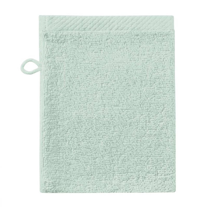 Foto van Seahorse pure washand - 16 x 21 cm - lily green - 3 stuks