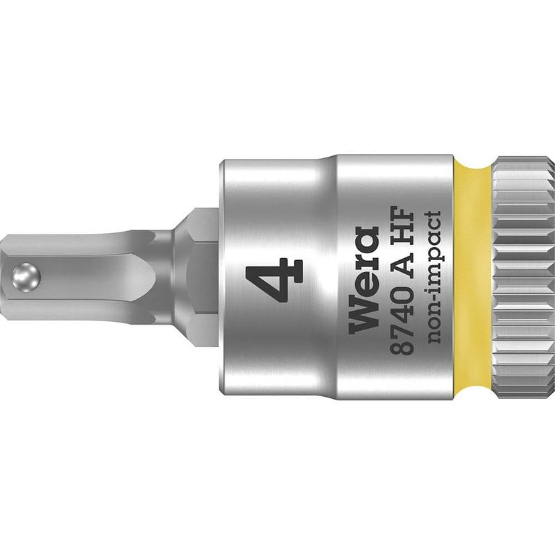 Foto van Wera 8740 a 05003333001 inbus dopsleutel-bitinzet 4 mm 1/4 (6.3 mm)