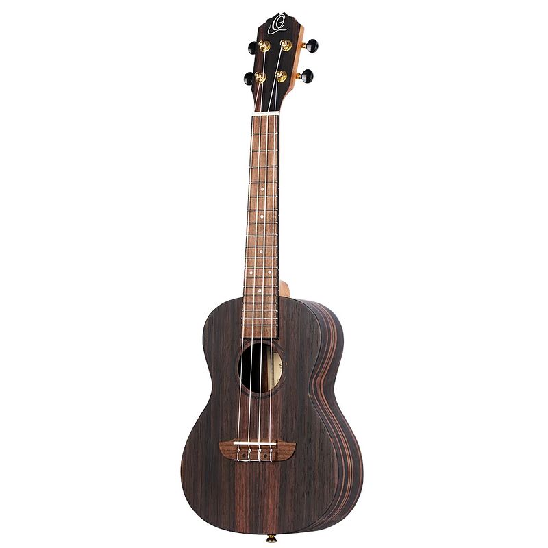 Foto van Ortega rueb-cc-l timber series natural linkshandige concert ukelele met gigbag