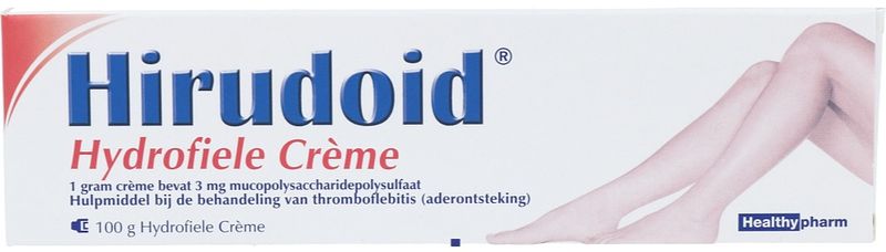 Foto van Healthypharm hirudoid hydrofiele crème 3mg