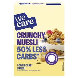 Foto van Wecare lower carb crunchy muesli