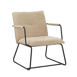 Foto van Fauteuil hailey beige chenille