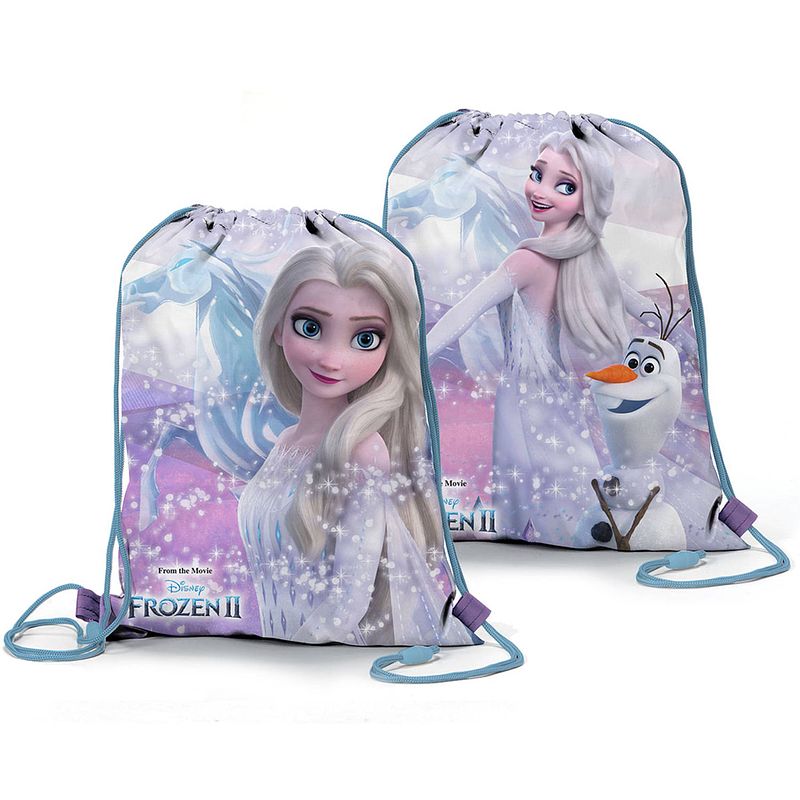 Foto van Disney frozen gymbag elsa - 38 x 30 cm - polyester