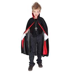 Foto van Halloween dracula/vampier verkleed cape voor kinderen 152/164 (10-12 jaar) - carnavalskostuums