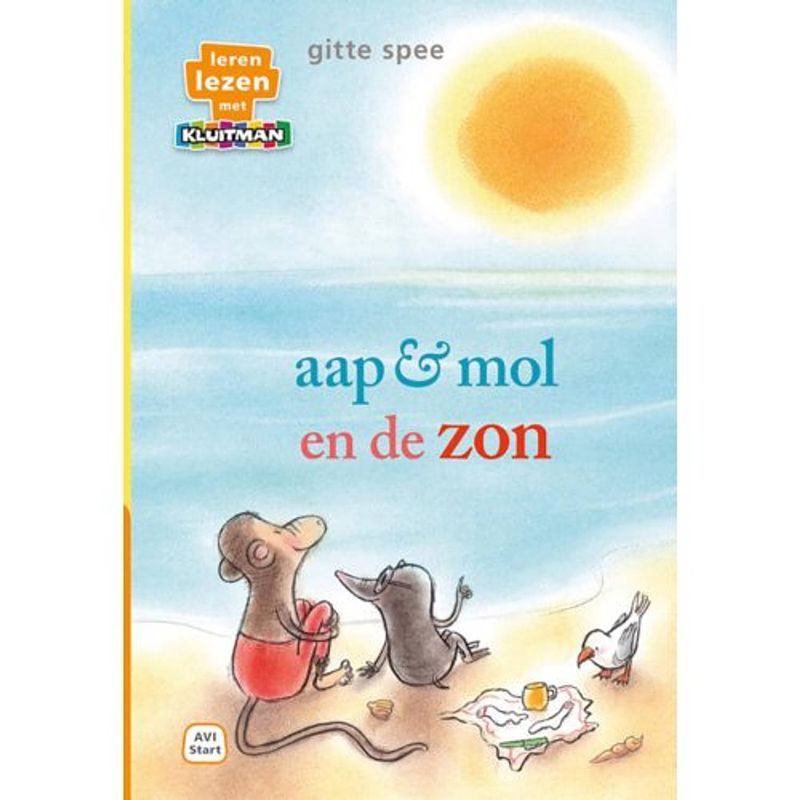 Foto van Aap & mol en de zon - leren lezen met kluitman