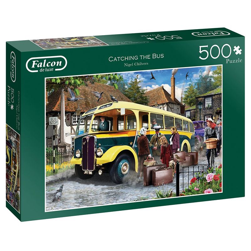 Foto van Falcon legpuzzel catching the bus 500 stukjes