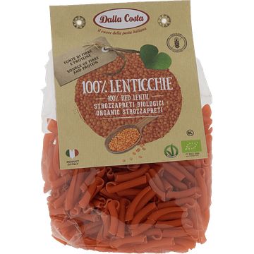 Foto van Dalla costa biologische strozzapreti van linzen 250g bij jumbo