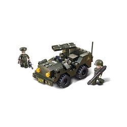 Foto van Sluban army jeep 19 cm - constructiespeelgoed