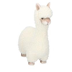 Foto van Tom beeld alpaca wol 21,5 cm wit