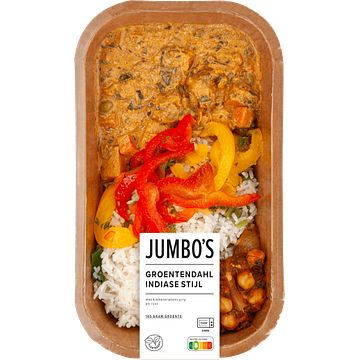 Foto van Jumbo'ss groentendahl indiase stijl 450g