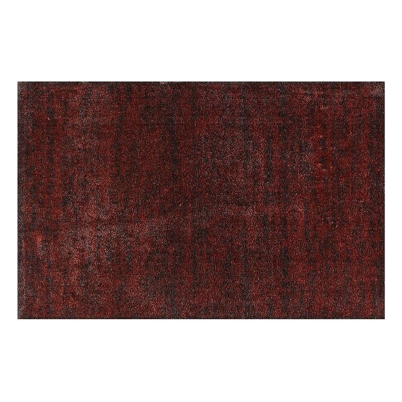Foto van Md entree - schoonloopmat - soft&deco - damask maroon - 67 x 100 cm