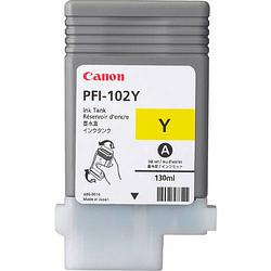 Foto van Canon cartridge pfi-102y origineel geel 0898b001 cartridge