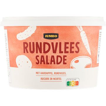 Foto van Jumbo rundvleessalade met aardappel, rundvlees, augurk en wortel 1kg