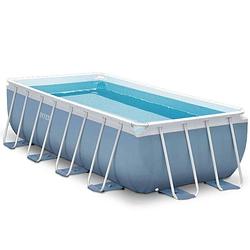 Foto van Intex prism frame opzetzwembad met accessoires 400 x 200 cm blauw