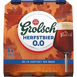 Foto van Grolsch herfstbier 0.0% fles 6 x 300ml bij jumbo